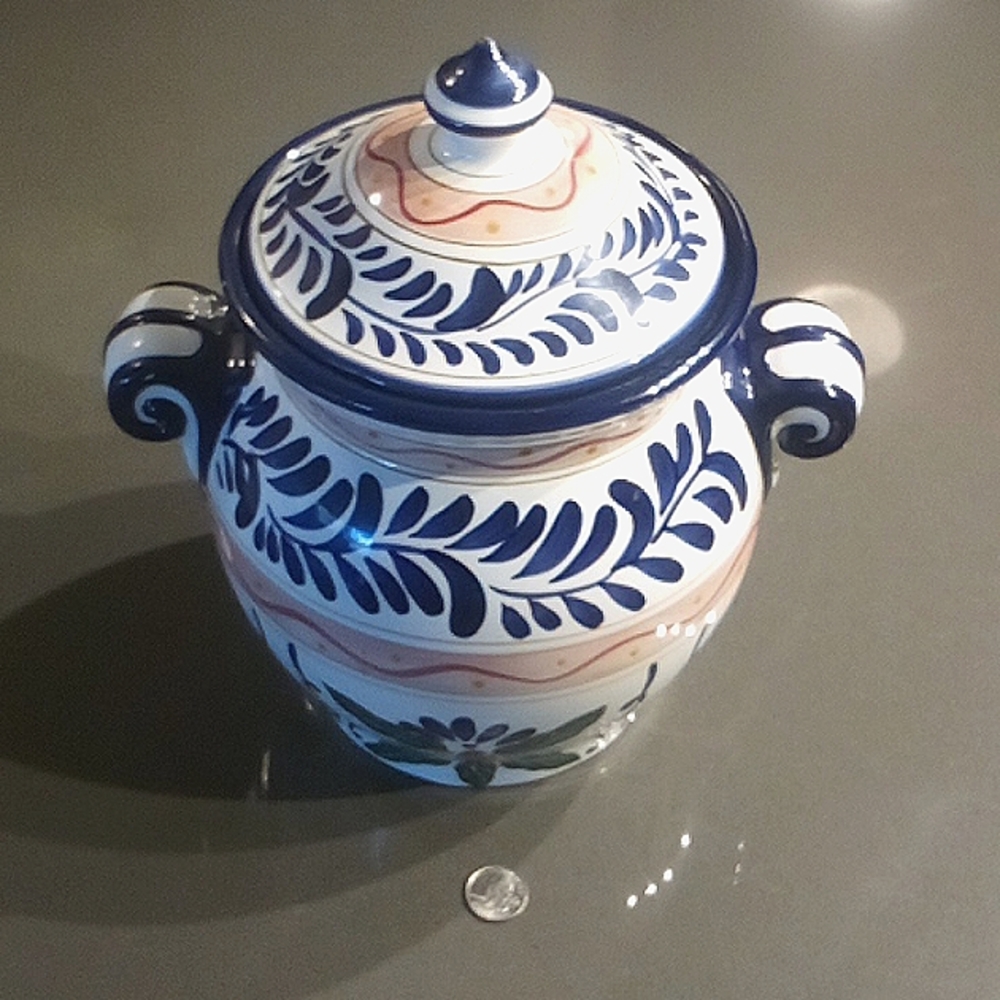 Hand Painted Urn
